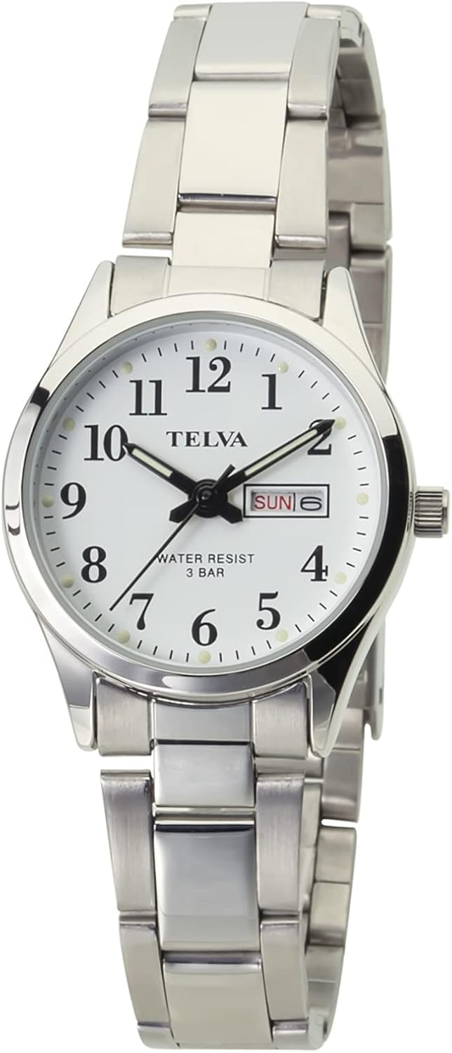 

[Clefer] Analog Women s Watch Waterproof Metal Band Silver TE-AL178-WTS
