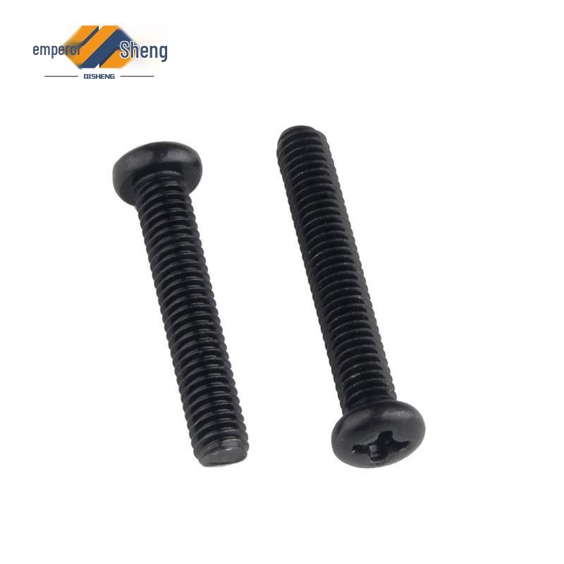 PM Black Cross Pan Head Thread Cutting Screws - Sizes M1.6 To M6