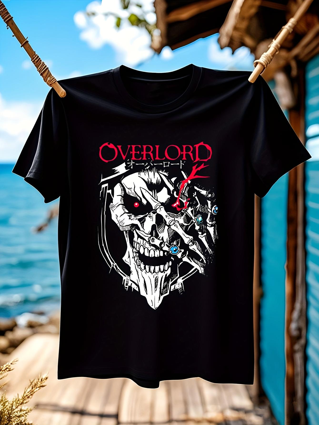 Overlord Ainz Anime Graphic Tshirt Graphic Tshirt - Black... M