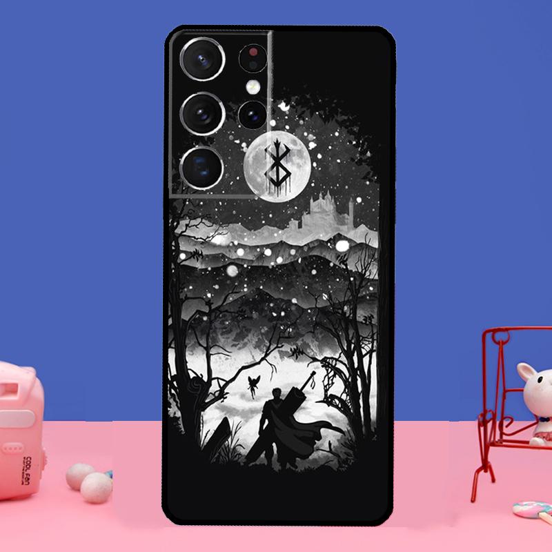 Berserk Guts Anime pentru Samsung Galaxy S20 FE S21 Ultra Note 20 S8 S9 S10 Note 10 Plus S22 Ultra Husa