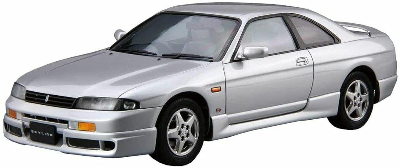 

Aoshima Bunka Kyozaisha The Model Car Series Nissan ECR33 Skyline GTS25t Type M 1994 Пластиковая модель 1/24 № 94