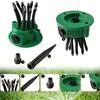 Irrigatore per Prato a 360 Gradi Irrigatore Multi-direzionale per Giardino Irrigatore con Tubo Flessibile Multi-braccio con Ugelli Spray Flessibili per Irrigazione Prato Giardino Tetto