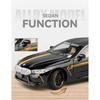 1/24 BMW M8 MANHART Supercar Alloy Car Model Sound and Light Pull Back Toy Collectibles Birthday Gift