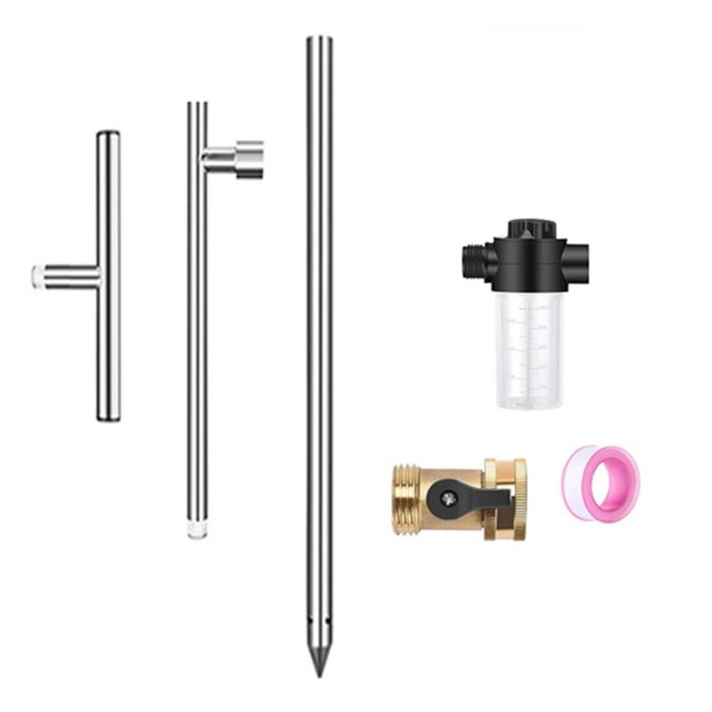 

Professional Root Irrigation System 32 Inch Stainless Steel Watering Spikes For Trees Shrub Gardens Strong Root Development 1