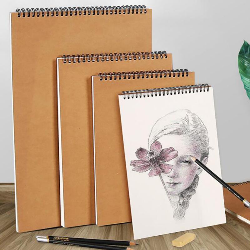Professional Sketchbook Thickened Hand-painted Sketch Graffiti Drawing Blank Coil Notebook For Art