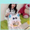 Anime Girl Plush Backpack With Cartoon Pattern For Casual Travel And School Use