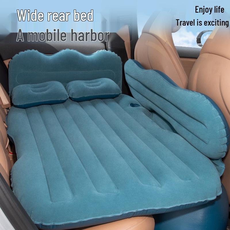 Car Back Seat Inflatable Mattress - Travel Bed for Kids & Adults in SUV/Sedan