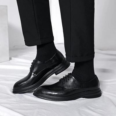 Oxford Schuhe Herren Schnürschuhe Leder Brogue Kleiderschuh Outdoor Klassische Business Formelle Schuhe Mann atmungsaktiv Hochzeitspartyschuhe