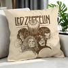 Classic Led Zeppelin Cushion Cover Cushion Cover Set 4Pcs 50X50 45X45 40X40 Pillowcase Decorative Sofa Home Decor
