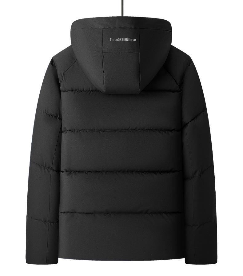 Men's Fleece-Lined Graphene Cotton Jacket, Warm Hooded and Cold-Resistant Winter Outerwear
