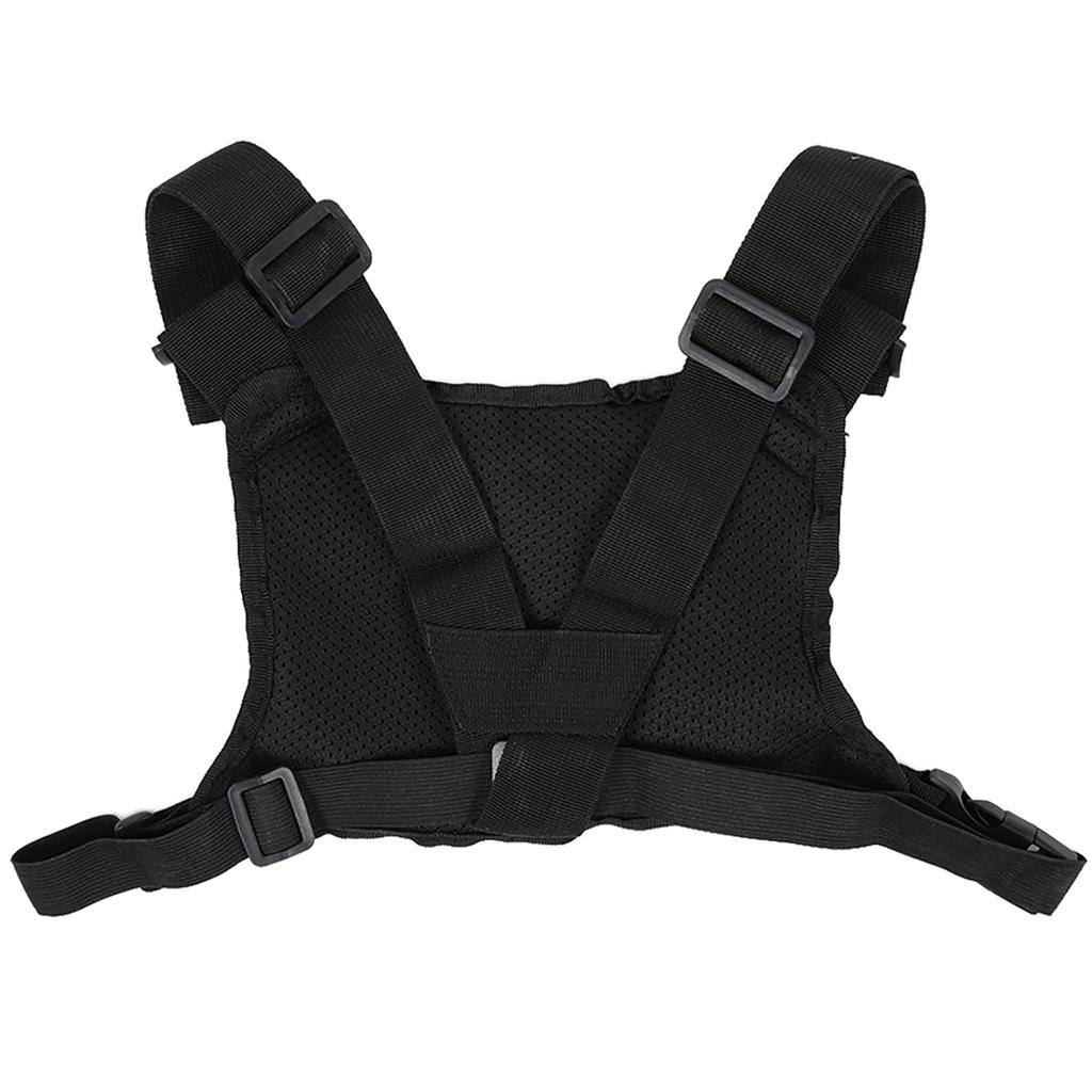 Two Way Radio Chest Pocket Pack Backpack Radio Accessory Pouch Holder Carry Case