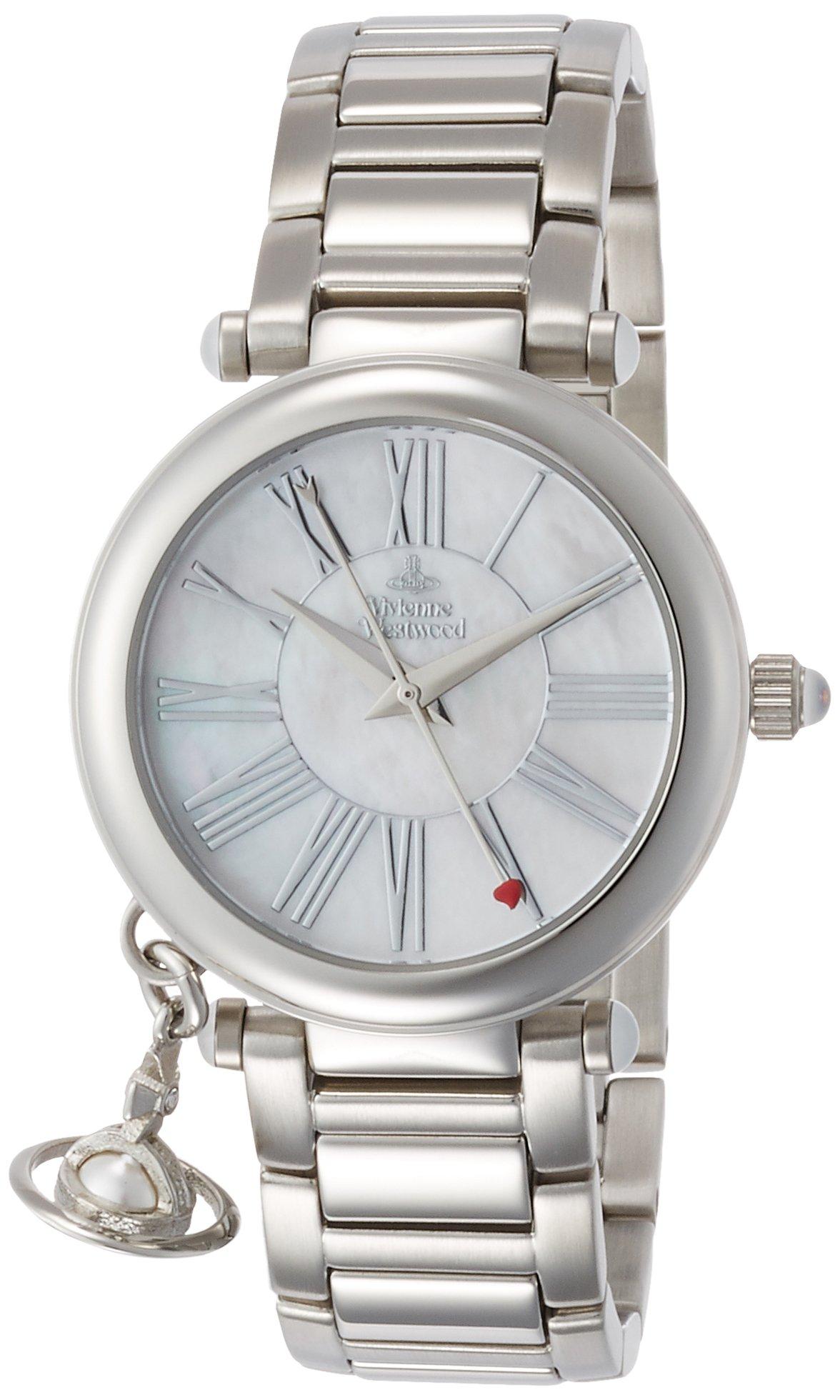 Vivienne Westwood Watch ORB White Dial Stainless Steel Quartz VV006PSLSL [Vivienne Westwood] Mother-of-Pearl Women s [Used]