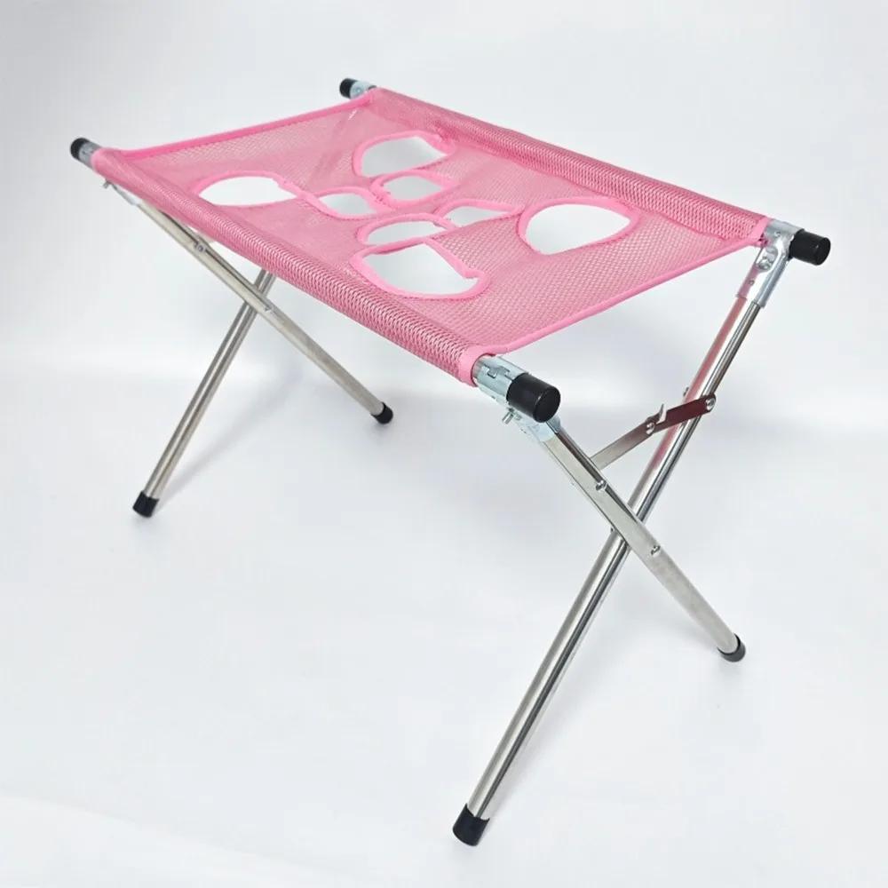 Folding Pet Grooming Hammock Quick Drying Anti-Scratch Dog Grooming Table Adjustable Detachable Pet Washing Station Picking Ears