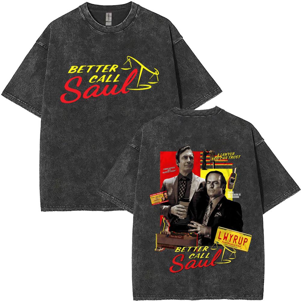Washed Vintage Heisenberg TV Breaking Bad Stay Out of My Territory T Shirt Better Call Saul Graphic Tshirts Men Retro T Shirts