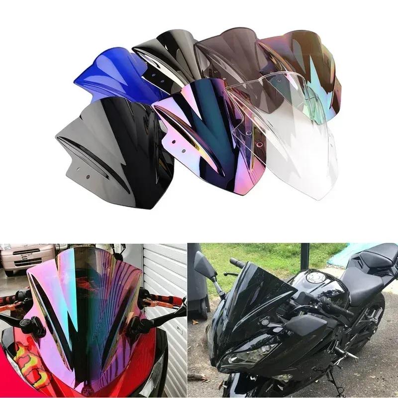 Motorcycle Wind Deflectors Kawasaki Ninja for EX300R 2013- Is Suitable Dual Bubble Windshield Deflector Protector