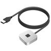 Fingerprint Scanner with 1ft Cable For Windows Hello Fingerprint Reader Portable USB Fingerprint Logger for Windows 11/11