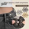 High-quality Metal Pants Buckle Flower Jeans Button Pant Waist Tightener