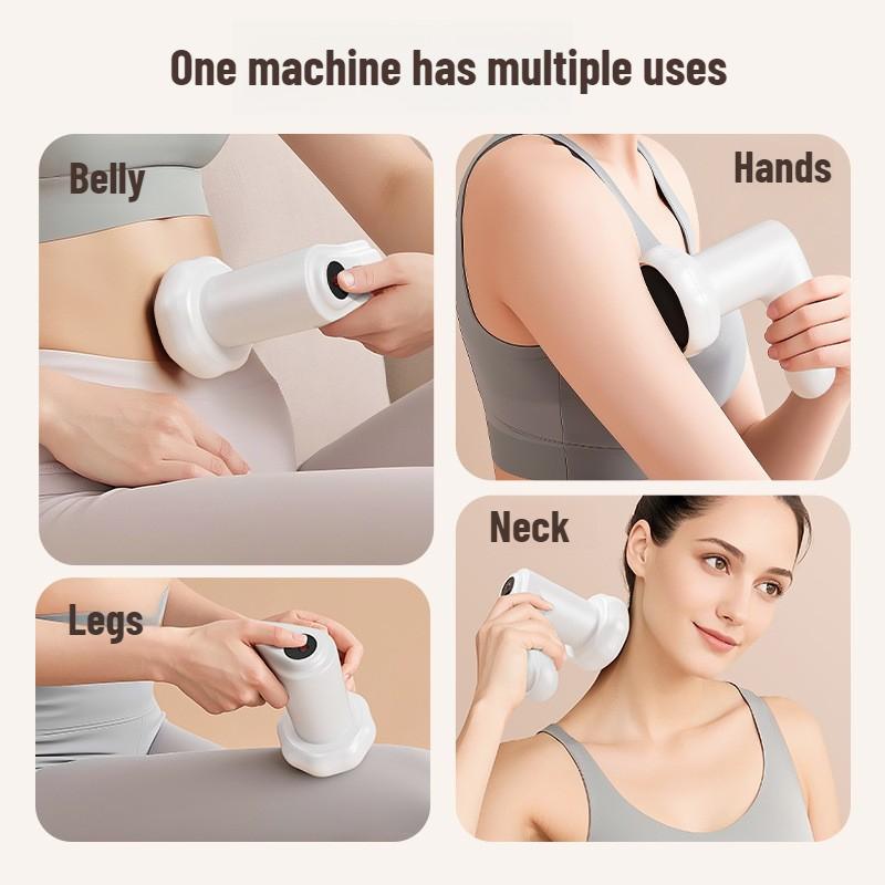 6pcs/set Electric Body Massager Neck Back Shoulder Body Sculpting Machine Cordless Handheld Cellulite Massage Device Beauty Tool
