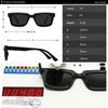  New Square Sunglasses Women Fashion Candy Color Blue Shades UV400 Retro Rivets Men Sun Glasses