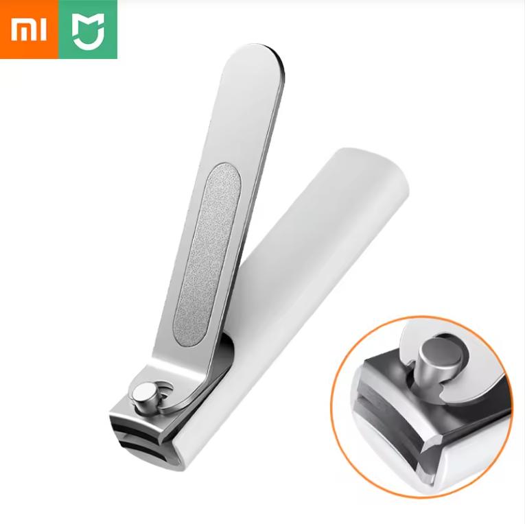 Xiaomi Coupe-ongles Mijia Coupe-ongles en acier inoxydable avec couvercle anti-éclaboussures Compact Coupe-ongles Mi Portable