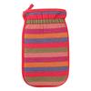 Rainbow strip bath towel Strong decontamination pull back strip bath towel hanging thickened bath gloves bath towel