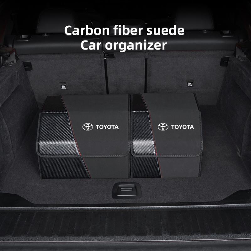 2026 Hot Car Trunk Organizer Box Foldable Storage Tidying Bag For Toyota Hilux Aygo Yaris Ractis Corolla Camry Auris Keychain