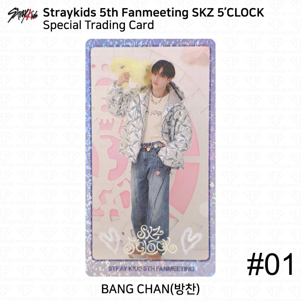 

STRAY KIDS 5th Fanmeeting SKZ 5 CLOCK Официальная MD Специальная коллекционная карточка KPOP Bangchan -Trading Card #1