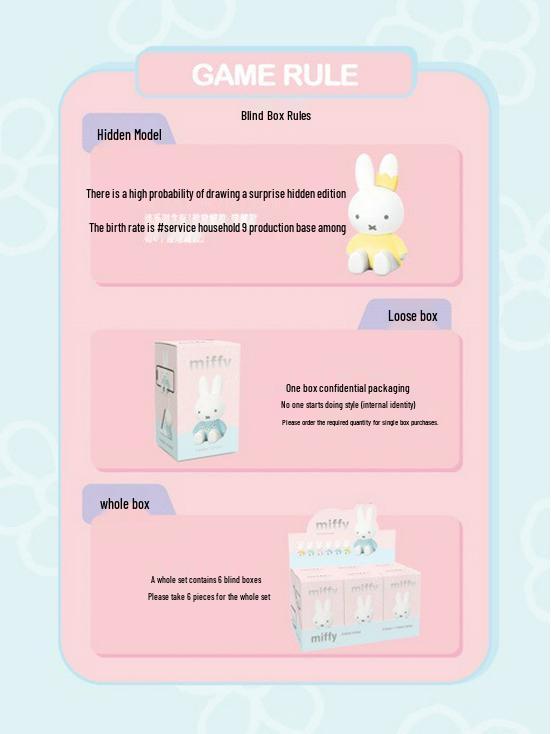 

Подставка для телефона в виде кролика Миффи, сюрприз-бокс: Милое расписанное вручную кукольное украшение/подарок.