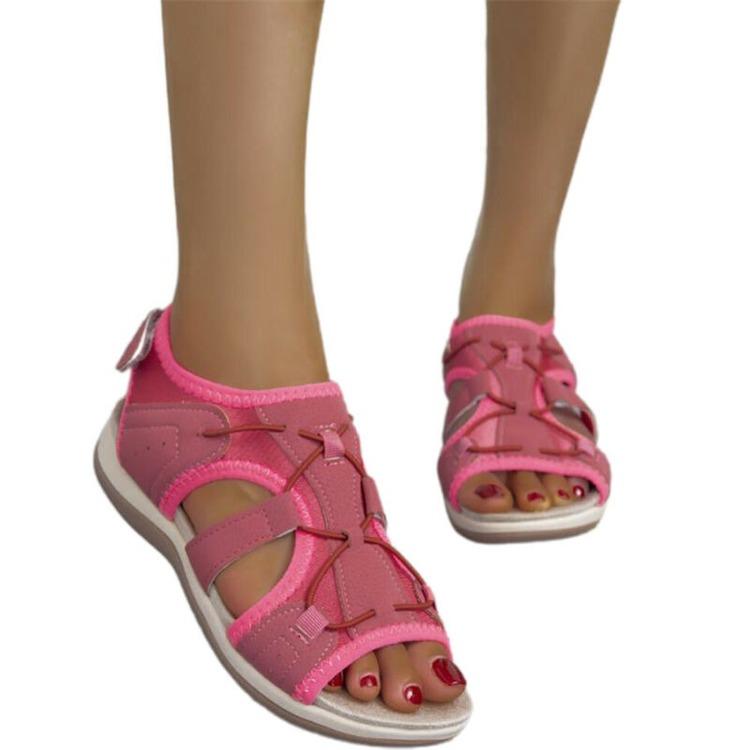 Ladies Casual Flatform Sandals Peep Toes Beach Footwear Soft Comfy Summer Shoes