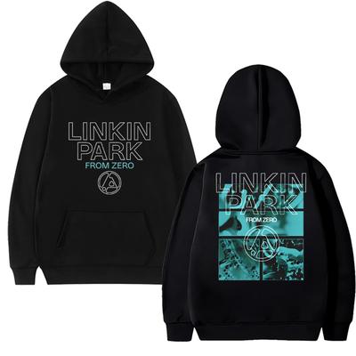 Linkin Park From Zero World Tour 2025 Print Hoodies Men Women Street Fashion Hip Hop Rock Sweatshirt Long Sleeves Fleece Hoodie