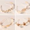 5pcs Metal Head Band Hairwear Hair Bands Blank Base Setting for Women Wedding Headwear Headband Jewelry Making Components DIY