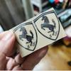 Creative Metal Car Emblem Sticker DIY Decorative Sticker For Ferrari Roma 488 Portofino F8 Spider SF90 Superfast 575M LaFerrari JW1