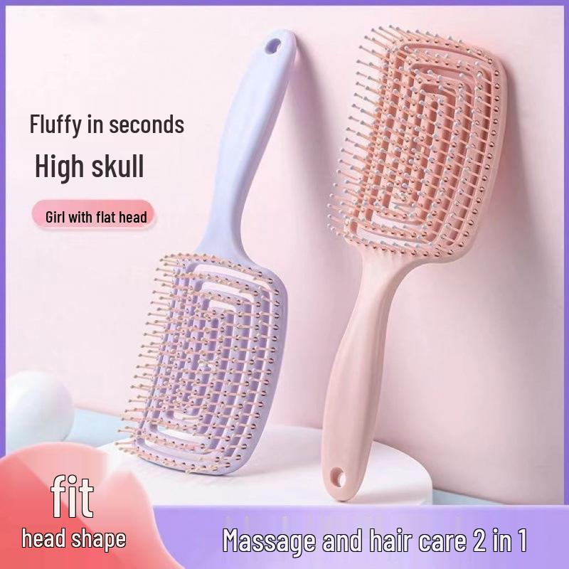 Anti-static High Skull Top Rib Hair Styling Comb for Women