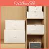 Cotton Canvas Zipper Storage Box With Foldable Design For Bedroom Organizing
