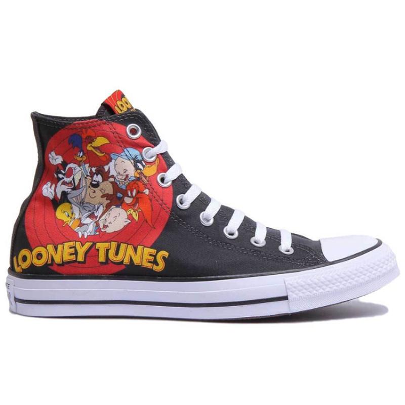 Converse Chuck Taylor All Star Looney Tunes Bugs Bunny High Top Canvas Shoes Unisex Black