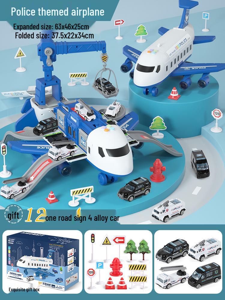 

Детский сверхбольшой деформируемый игрушечный самолет с функциями хранения и обучения