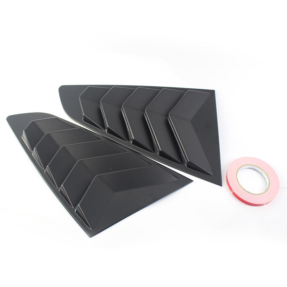 Żaluzjowa nakładka na tylne okienko ćwierćkowe w sportowym stylu dla Ford Mustang 2015-2017