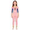 Kids 2.5mm Neoprene Wetsuit Girls Full Body Long Sleeve Snorkeling Surfing Swimsuit With Warmth Protection