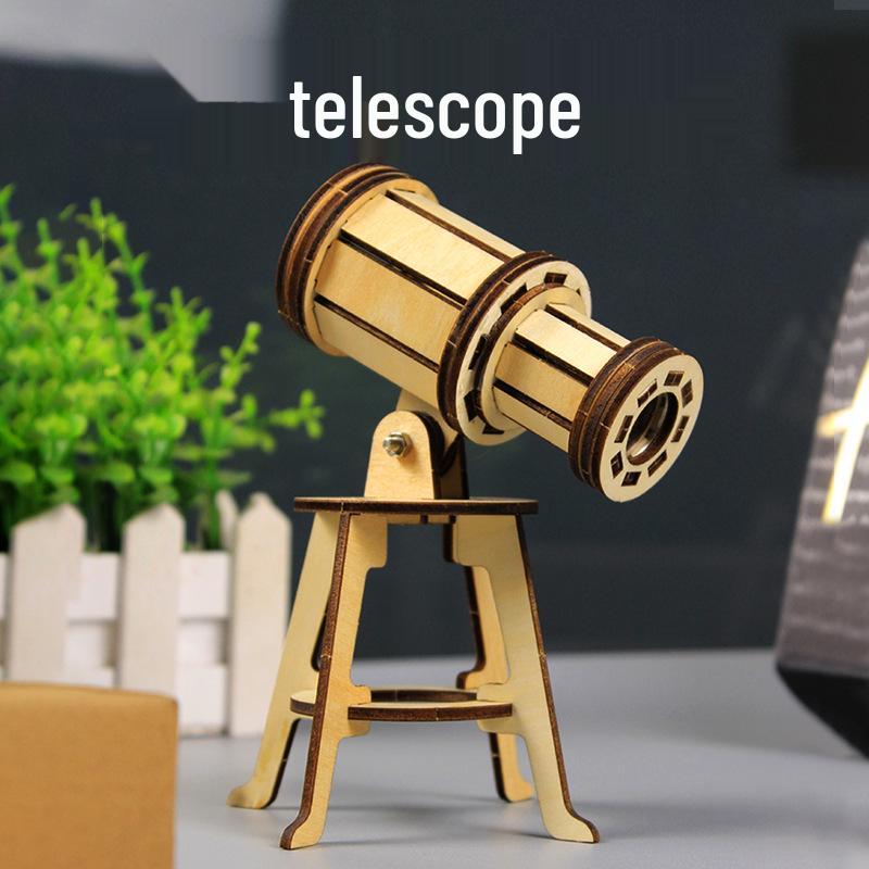 Handmade DIY Astronomy Telescope Kit for Kids and Students