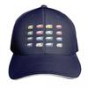 Colourful Vintage Eriba Puck Caravan Daisy Cap Fashion Casual Baseball Caps  Summer Unisex Baseball Hats Polychromatic