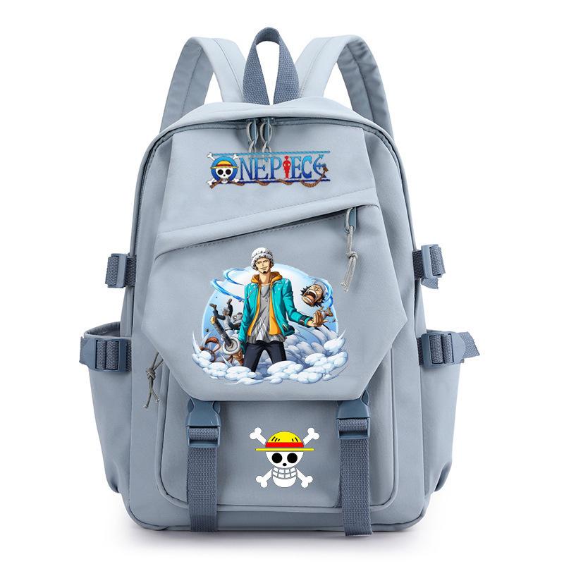 Anime peripheral ONE PIECE Luffy schoolbag Japanese retro backpack junior high school backpack computer bag