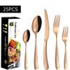 Stainless Steel Tableware Suit Steak Knife, Fork and Spoon 20/30 Pieces Suit Five Main Pieces Tableware