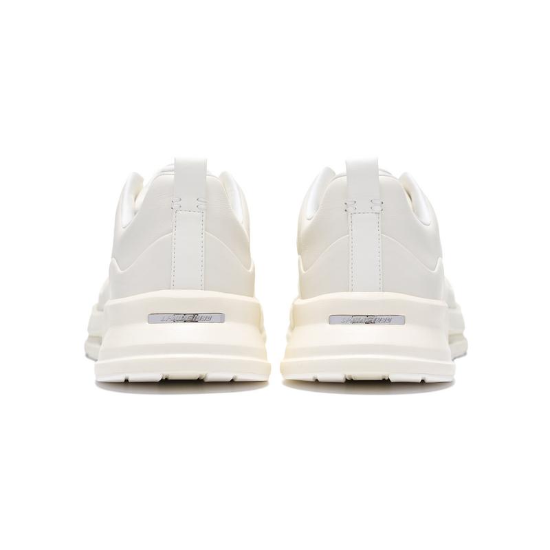 Li-Ning 1990 Commuting Series Comfortable Fashion Lightweight Rebound Low-Top Casual Shoes Men Casual Shoes Off-White ALLV013-2