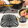 Air Fryers Crisper Plate Replacement Grill Pan Square Non-Stick Fry Coating Pan for Instant Vortex 6qt Accessories