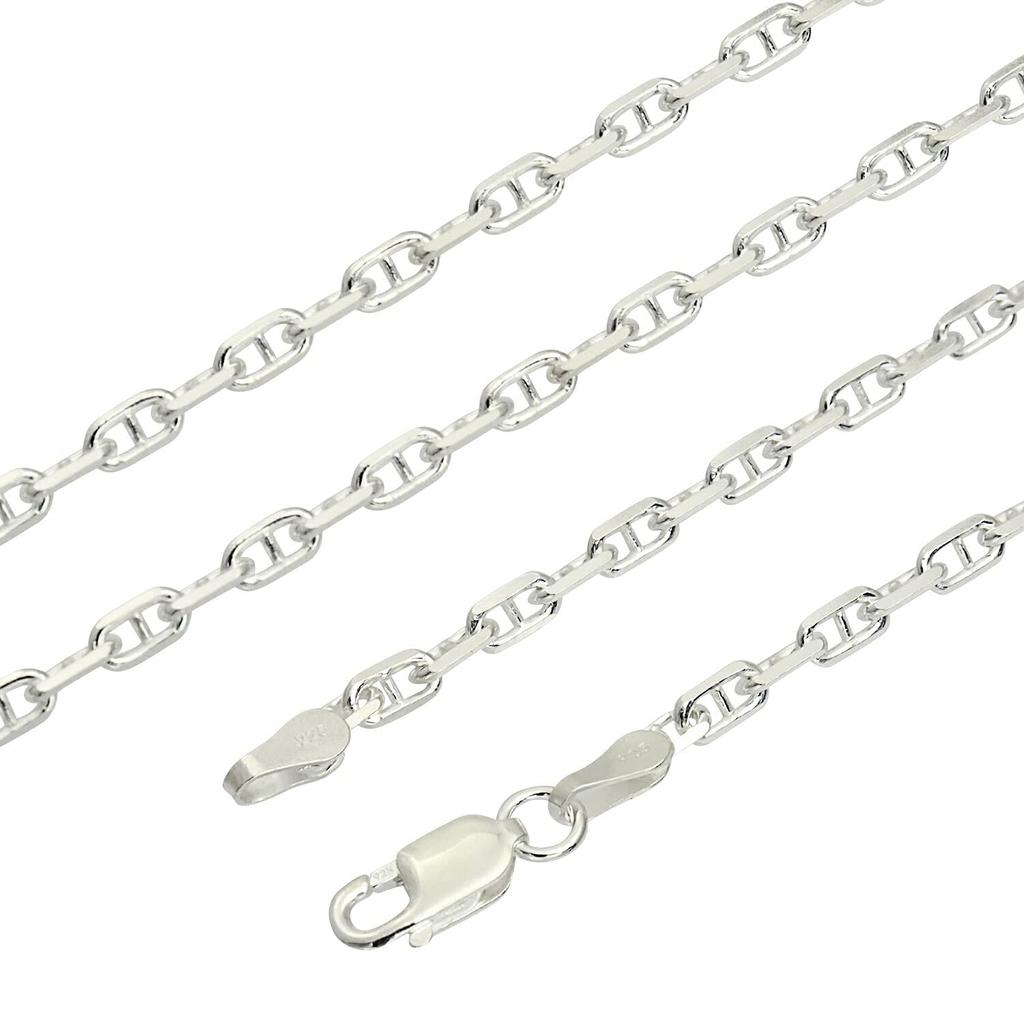 Anchor Chain Silver 60cm [Sears] Necklace, 925, 3.0mm width,