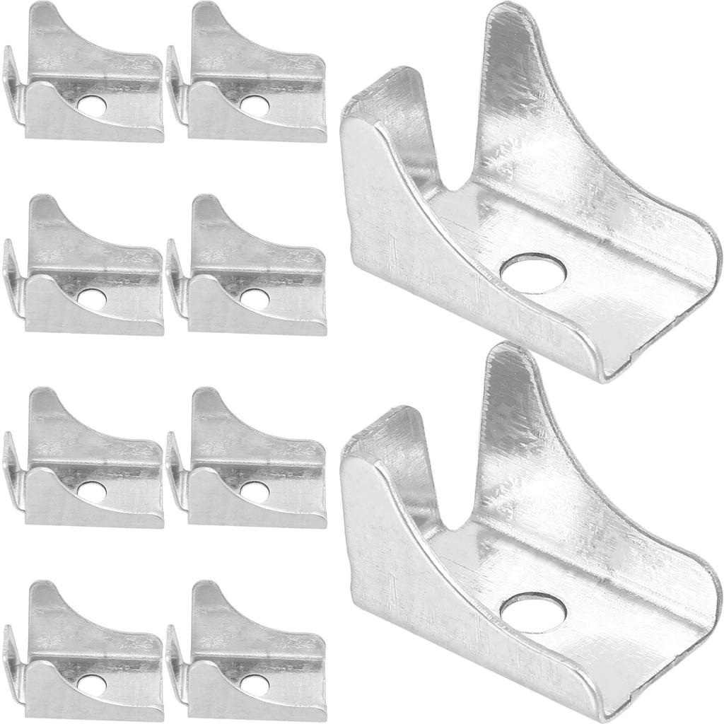 10Pcs File Cabinet Clips Metal Shelf Clips Heavy Duty Cabinet Shelf Supports for Kitchen Bookcase Display Shelving