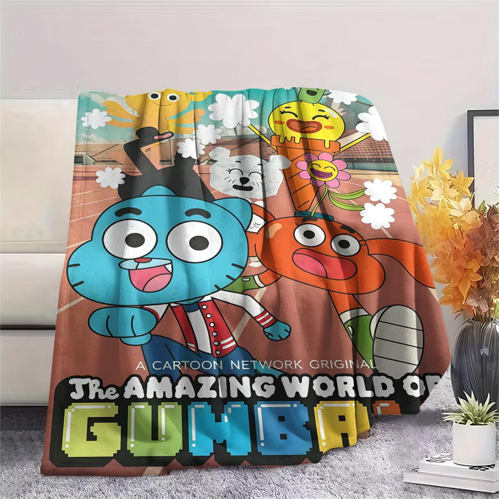 Gumball-Print Flanelldecke, Hohe Qualität, Bequem für alle Jahreszeiten, Heimdekoration, Wärme und Komfort