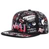 European and American cartoon graffiti hipster duck-tongue hat personality street trend men's and women's baseball caps