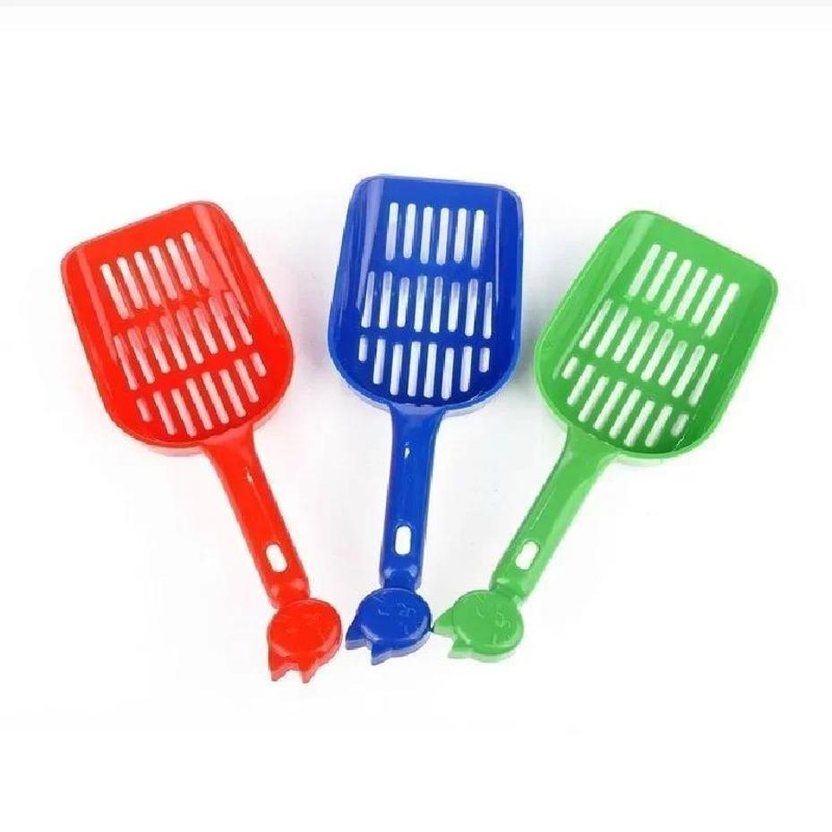 1 Pcs Cat Litter Shovel Plastic Pet Toilet Poop Artifact Garbage Pet Cleaning Tool Dog Shovel Pet Cleaning Tool Random Color