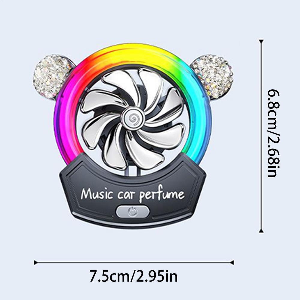 

Автомобільний Дифузор-Кліпса 360 Градусів Автомобільні Ароматизатори Повітря Кліпса на Вентиляційну Решітку Парфум Ароматерапія Аромат Запашний Світлодіодне Освітлення Для Родини